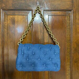 Quilted Denim Purse